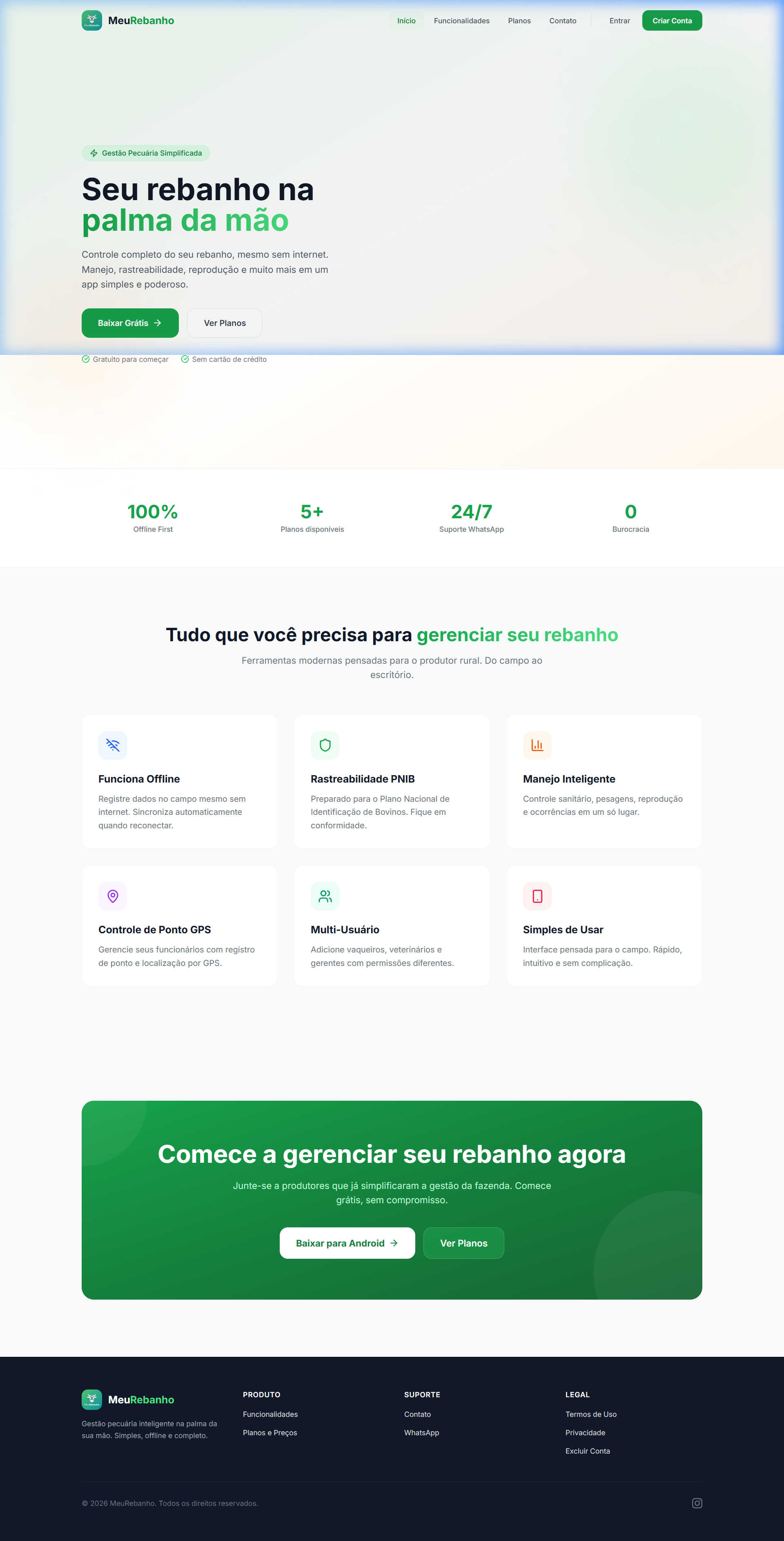 Screenshot de MeuRebanho